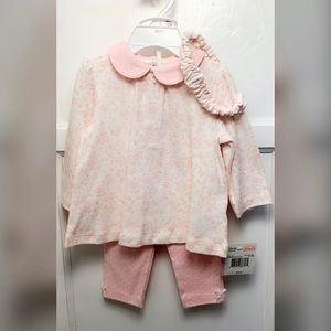 3 piece baby girl outfit